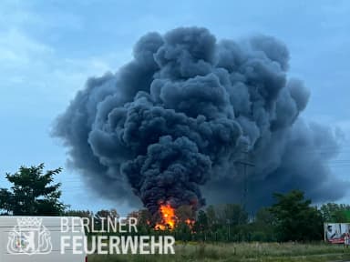 Marzahn’da Büyük Yangın