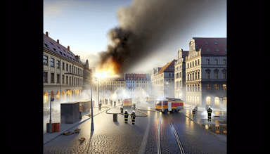 Berlin-Lichterfelde'de Büyük Yangın: 120'den Fazla İtfaiyeci Görevde