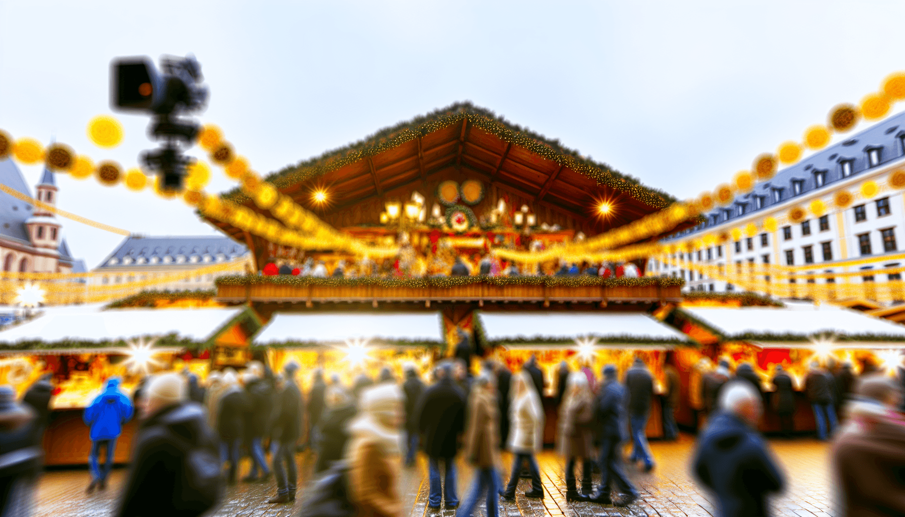 Neuer Weihnachtsmarkt Glühwald in Berlin-Friedrichshain